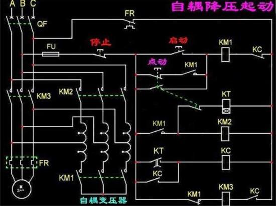 自耦降压启动控制柜接线原理图.jpg